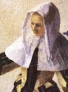VERMEER VAN DELFT, Jan Young Woman with a Water Jug (detail) r oil painting picture wholesale